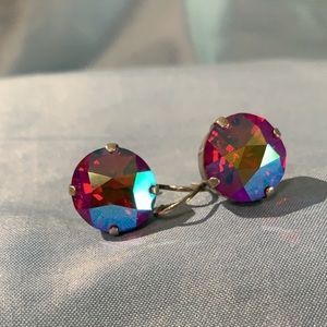 Sabika Drop Earrings - Pink